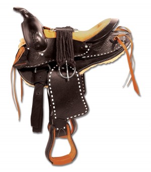 Waldhausen usnjeno Round Skirt western sedlo Little Joe